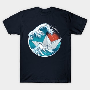 Origami paper boat T-Shirt